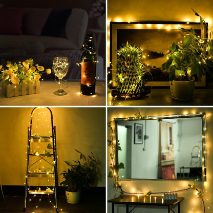 ANJAYLIA Fairy Lights - 16.5Ft Battery Operated String Lights | 50 Warm White LEDs for Home & Party Decor