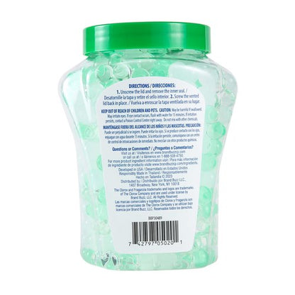 Clorox Fraganzia Crystal Beads Air Freshener, Long Lasting Room Deodorizer and Odor Eliminator Gel Beads to Freshen Home, Car, or Office, White Lily Bloom Scent, 12 Fl Oz