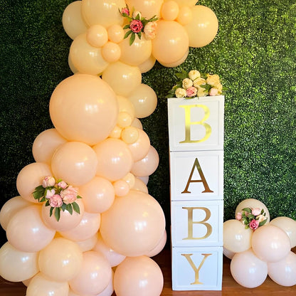 Voircoloria Blush Balloons - 66 Pack 12-Inch Nude Latex Balloons for Weddings, Graduations & Parties