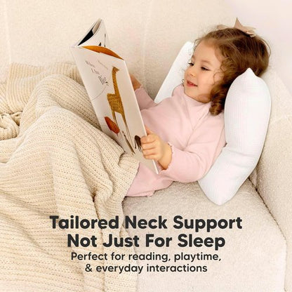 KeaBabies Toddler Pillow - Soft, Breathable Organic Cotton Muslin | 13x18 for Kids Age 2-5 (Soft White)