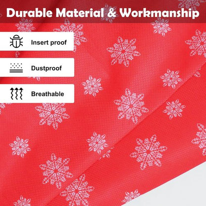 Christmas Wrapping Paper Storage Containers - 40 Inch Organizer for 20 Rolls | Breathable Fabric, Square Design