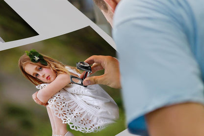 P&L ART - Personalized Custom Canvas Prints | Transform Your Photos into Stunning Wall Art - 16x24" White