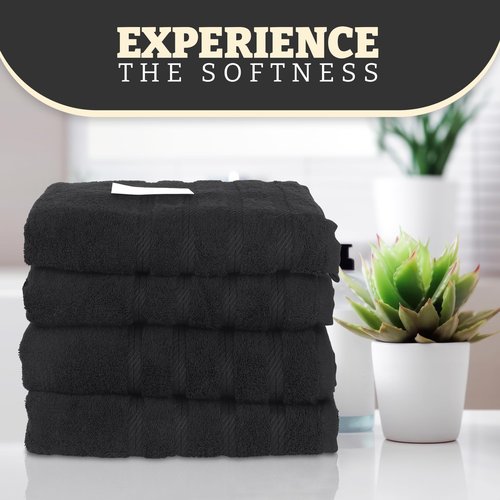 Amreki, Premium, Set of 4, Extra Large, 100% Cotton, Bath Towels, 30 x 60 inches, Very Soft, Quick-Dry, Lightweight, 600GSM
