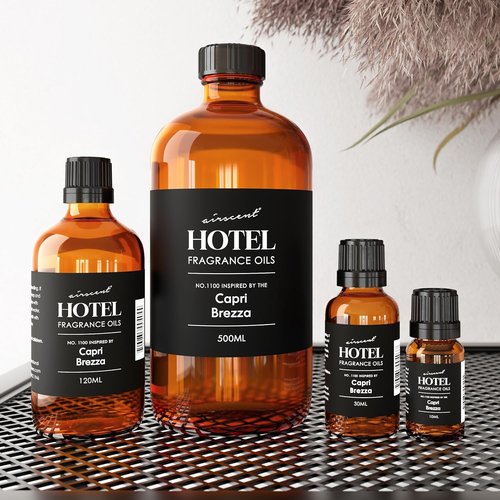 AirScent Capri Brezza Diffuser Oil No. 1100 - Volcano-Inspired Premium Fragrance Oil for Diffusers | 500 ml Glass Bottle