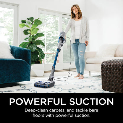 Shark Vertex Ultralight Corded Stick Vacuum Cleaner - Powerful Pet Hair Removal | Removable Handheld | 3 Attachments Included
