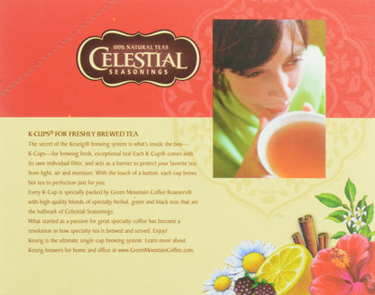 Celestial Seasonings Lemon Zinger Herbal Tea, 24 Count