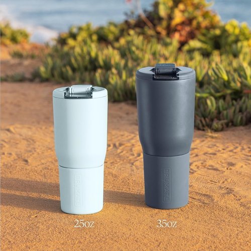 BrüMate Nav 25oz Insulated Travel Tumbler - 100% Leak Proof with Magnetic BevLock™ Lid | Blue Agave