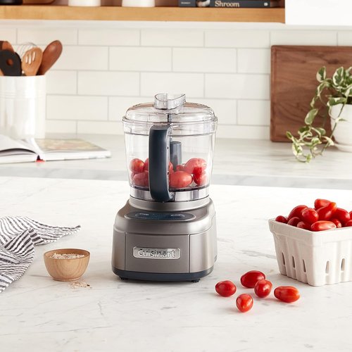 Cuisinart ECH-4GM Elemental Chopper & Grinder - Sleek Gun Metal Design for Effortless Food Prep