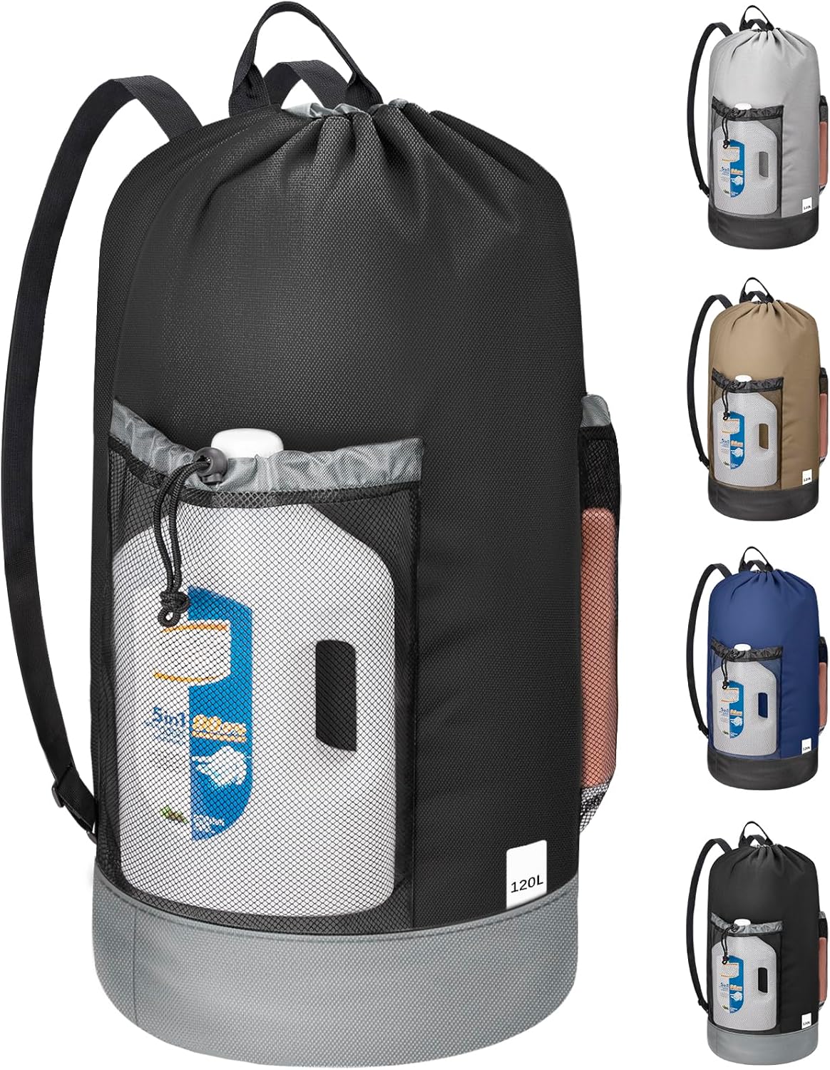 Skiennix Extra Large Moving Bags - 120L Laundry Backpack for Easy Transport