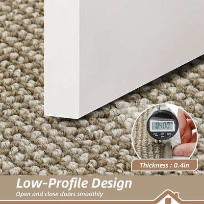 BEQHAUSE Dirt Trapper Door Mat - Non-Slip, Washable, Absorbent | 32" x 48", Light Beige for Entryway
