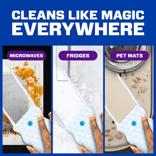 Mr. Clean Magic Eraser Foaming Sponge, All Purpose Cleaner, Dawn Cleaning Power, Wall Cleaner, Sneaker Cleaner, Oven Cleaner, Kitchen, Bathroom, Shower Cleaning Supplies, Scrubber, Ultra Foamy, 5ct