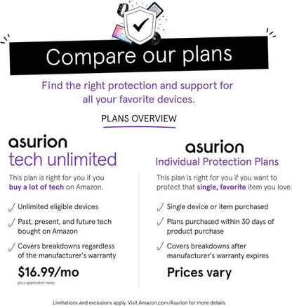 ASURION 2-Year Floorcare Protection Plan | Coverage for $150 - $174.99 Purchases