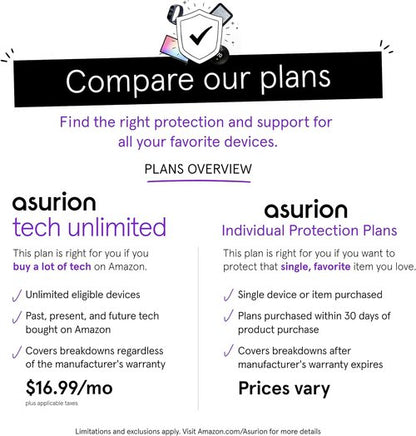 ASURION 3-Year Floorcare Protection Plan | Comprehensive Coverage for $60-$69.99