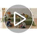 HANDONTIME Boho L Shaped Couch Covers 2 Pcs - Orange, 71 x 102 + 71 x 118 Inches