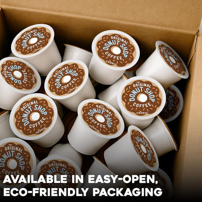 Original Donut Shop K-Cup Pods - Medium Roast Coffee, 72 Count | Single-Serve Convenience