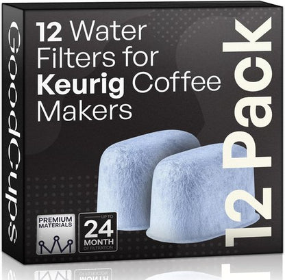 Keurig Water Filter Replacement - 12 Premium Filters for K-Mini, K-Supreme, K-Slim & More