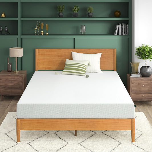 ZINUS Queen Memory Foam Mattress - 8 Inch Green Tea Infused Comfort for Restful Sleep