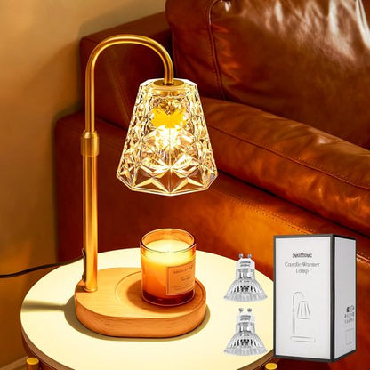 ESUNYD Candle Warmer Lamp with Timer, Birthday Gifts for Women Mom, House Warming Gifts New Home, Wax Melt Warmer for Scented Jar