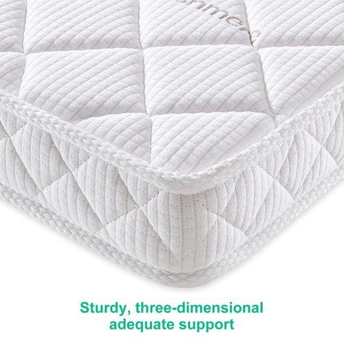 Letmxiu Premium Crib & Toddler Mattress,100% Knitted Fabric, Premium Fleece Surface-Hypoallergenic, 5" Thick Firm Soft Crib Mattress, Non-Toxic - Fits Standard Cribs & Toddler Beds