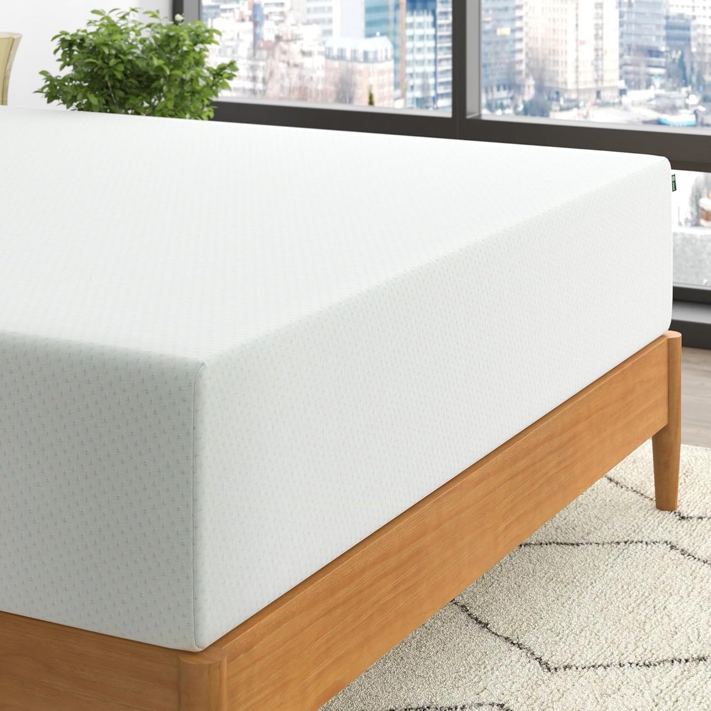 ZINUS Memory Foam King Mattress - 12 Inch Green Tea Infused Comfort for Restful Sleep