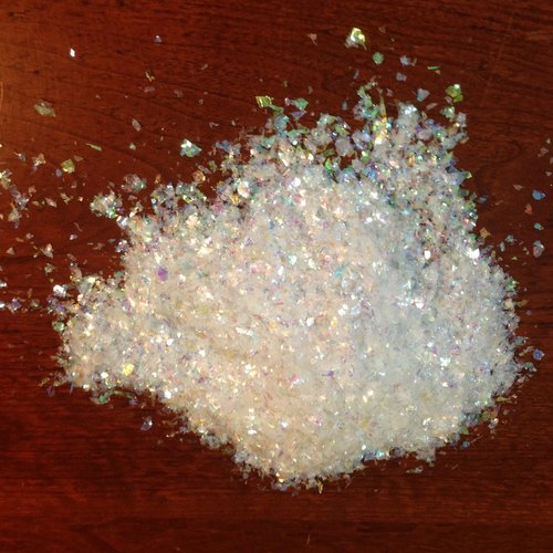 Jimmy Jem's - White Iridescent Snow Globe Decorations | 2 Oz Christmas Crafting Supplies