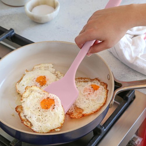 GIR: Get It Right - 5 Piece Essentials All Purpose Set - Ladle, Spatula, Flip, Spoon & Spoonula, Non-stick, Heat Resistant, Dishwasher Safe, Kitchen Utensils, Baking Supplies - Rose