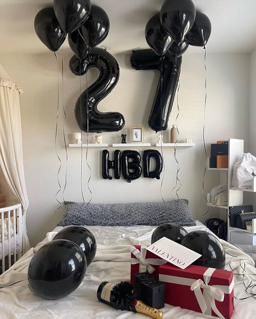 Black Number 70 Balloon - 40 Inch 70th Birthday Decoration for Men & Women | Party Supplies