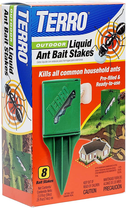 Terro Ant Bait Stations - Effective Liquid Formula for Quick Pest Control | 8 Pack
