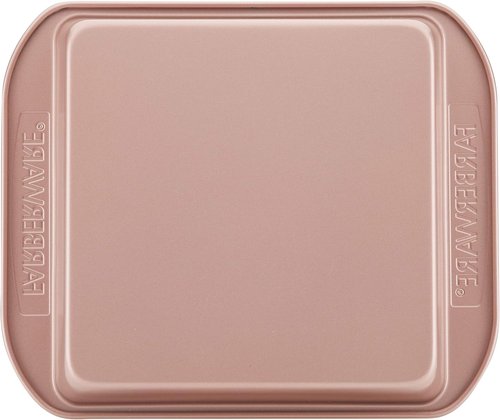 Farberware Nonstick Bakeware - 9 Inch Square Cake Pan in Vibrant Red for Effortless Baking