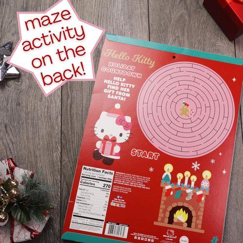 Hello Kitty | 2023 Christmas Countdown Calendar - 24 Milk Chocolate Pieces, Advent Calendar for Kids, 1.76 Ounces