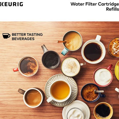 Keurig Water Filter Refill Cartridges, Replacement Water Filter Cartridges, Compatible with 2.0 K-Cup Pod Coffee Makers, 2 Count