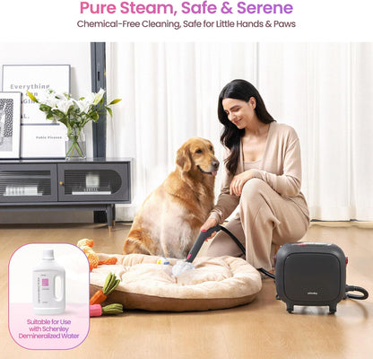 Schenley 21-In-1 Steam Cleaner - High-Pressure Heavy-Duty Steamer for Deep Cleaning Floors & Upholstery | Fast Heat-Up, Portable Design