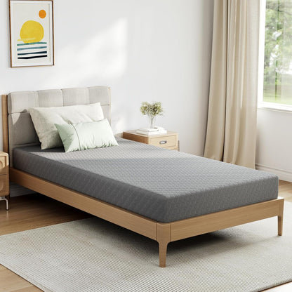 Novilla Twin Mattress - 5 Inch Gel-Infused Memory Foam for Kids | Pressure-Relieving & Cool Touch
