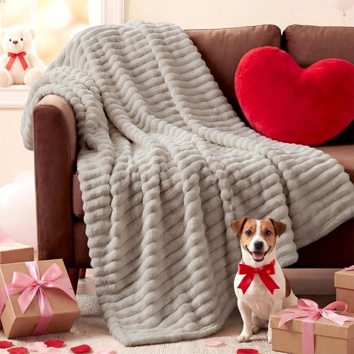 Bedsure GentleSoft Throw Blanket - Cozy Beige Fleece for Couch | Plush 50x60 Inches, Perfect Gift for Home Decor