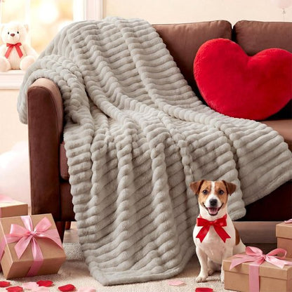 Bedsure GentleSoft Throw Blanket - Cozy Beige Fleece for Couch | Plush 50x60 Inches, Perfect Gift for Home Decor