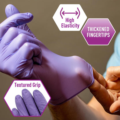 MedPride Powder-Free Nitrile Exam Gloves - Small Size | 1000 Count Case for Superior Protection