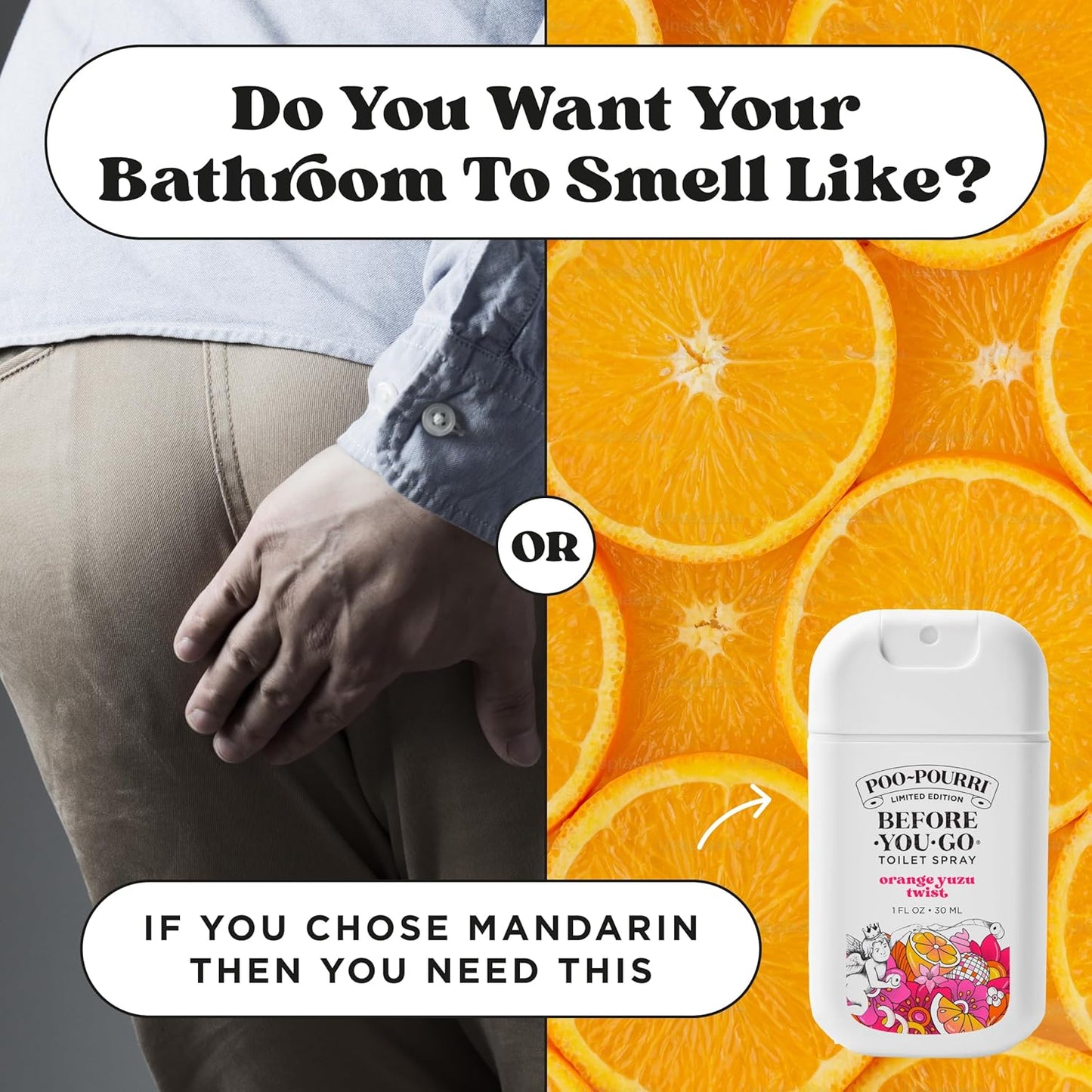 Poo-Pourri Bloom in the Bathroom Set | Before-You-Go Toilet Sprayers - Travel Size Odor Removers - 2 Pack