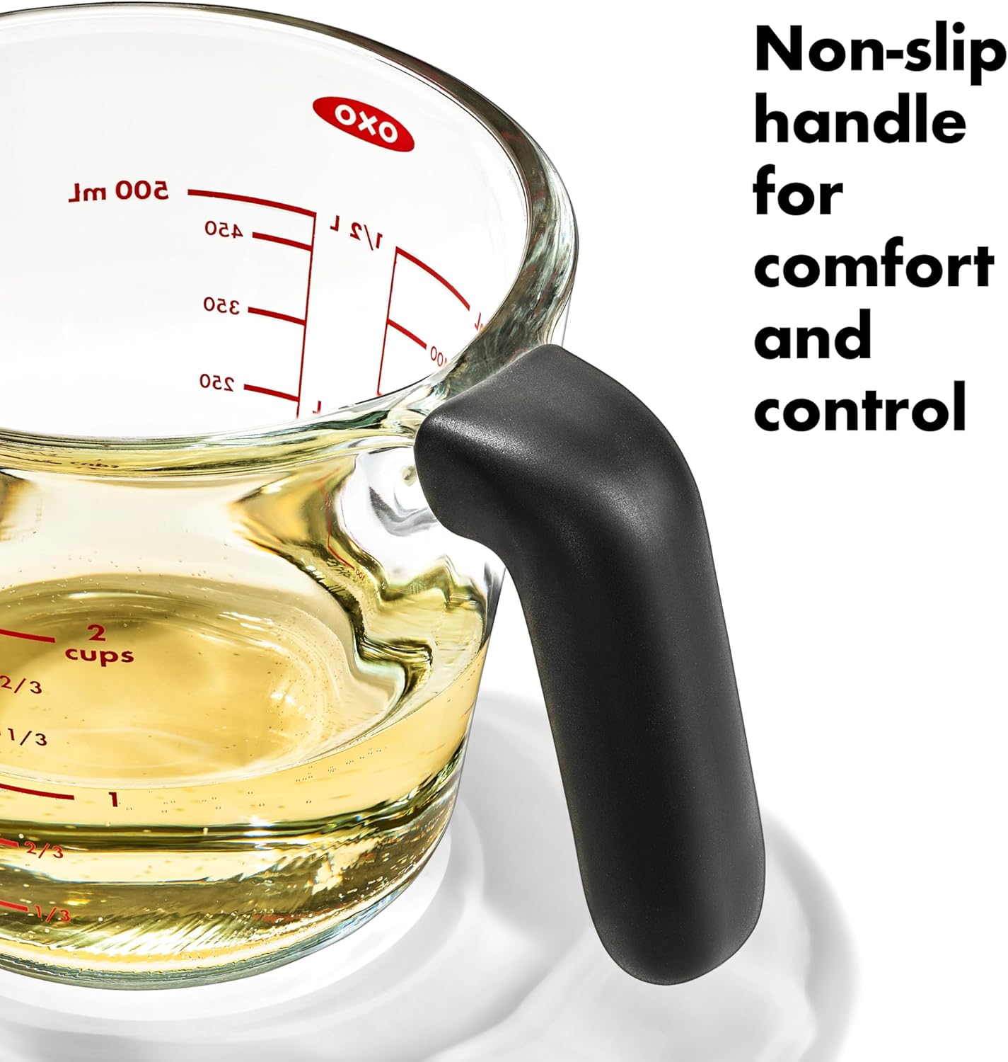 OXO Good Grips Glass Measuring Cup Set - 2-Cup & 4-Cup Sizes for Accurate Measurements