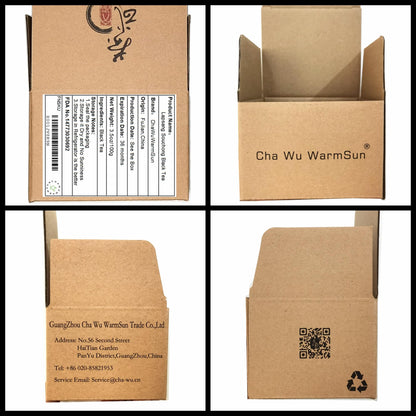 ChaWuWarmSun [B] Lapsang Souchong Black Tea,No Smokey Taste,3.5oz/100g,Loose Leaf Tea,Chinese KongFu Cha