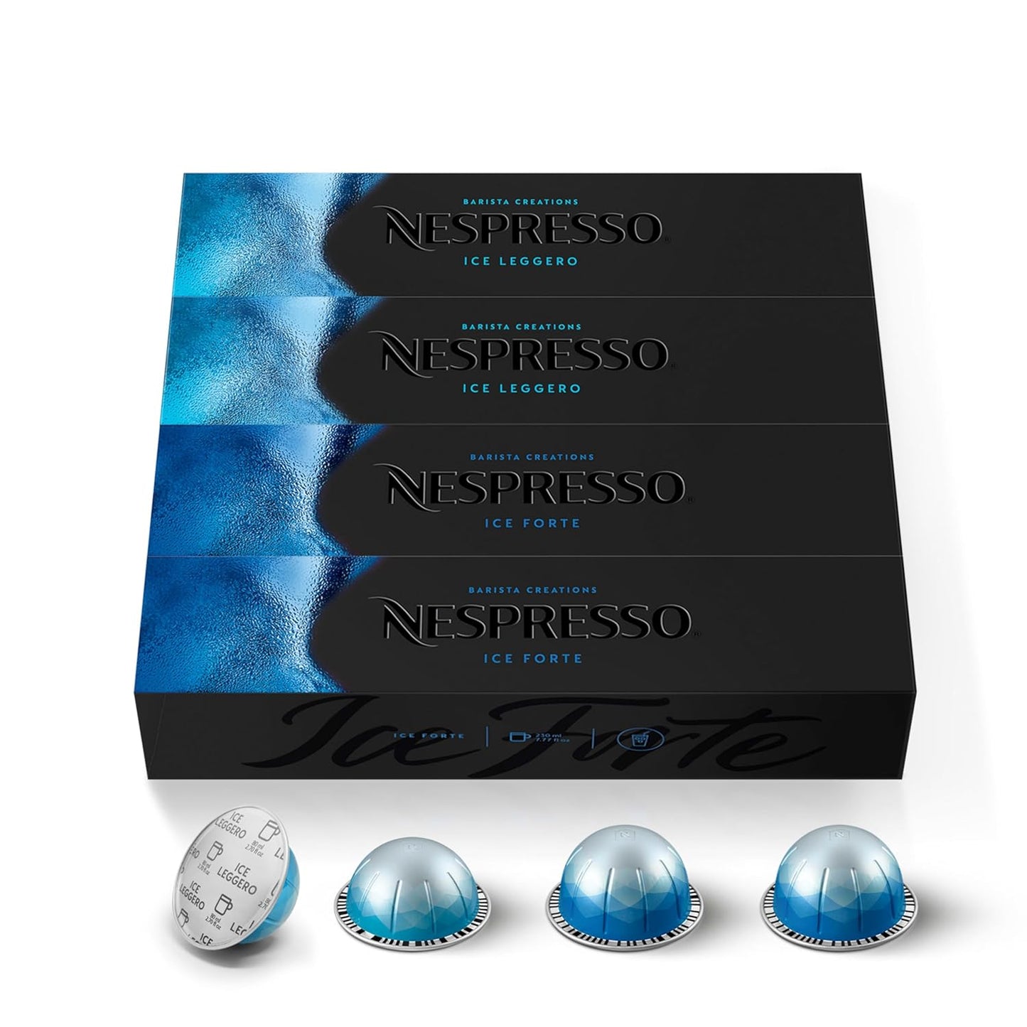 Nespresso Iced Variety Pack - 40-Count Vertuo Espresso Coffee Pods | Brews 7.8 oz & 2.7 oz