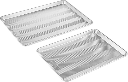 Nordic Ware Big Sheet & Half Sheet Set - Versatile Baking Pans for Perfectly Even Cooking