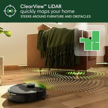 iRobot Roomba 105 Vacuum | Powerful Suction, LiDAR Navigation, Multi-Surface Cleaning, Self-Charging