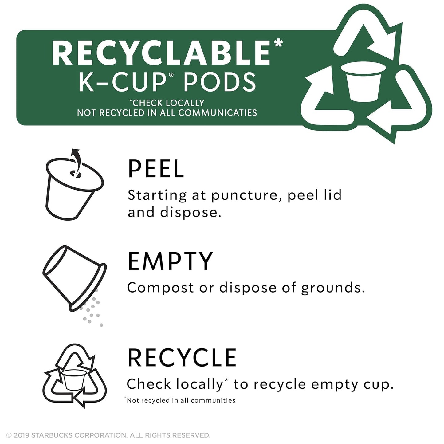 Starbucks Medium Roast K-Cup Coffee Pods - Golden Turmeric Flavor for Keurig Brewers | 48 Pods Total