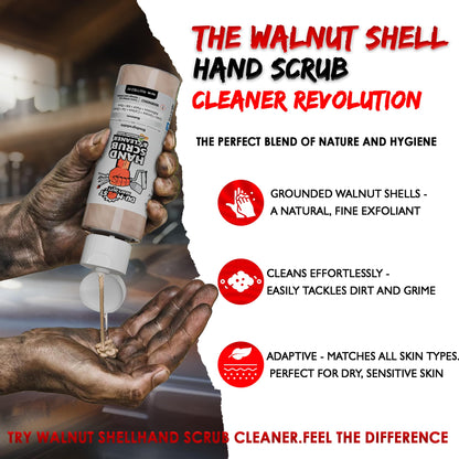 Pure Citrus Non-Aerosol Air Freshener Spray, 4 oz (Orange, Lemon & Citrus Blend), 2 Packs Each Bundled with 1 Pack DU-MOST Walnut Hand Scrub Travel Size, 4 oz