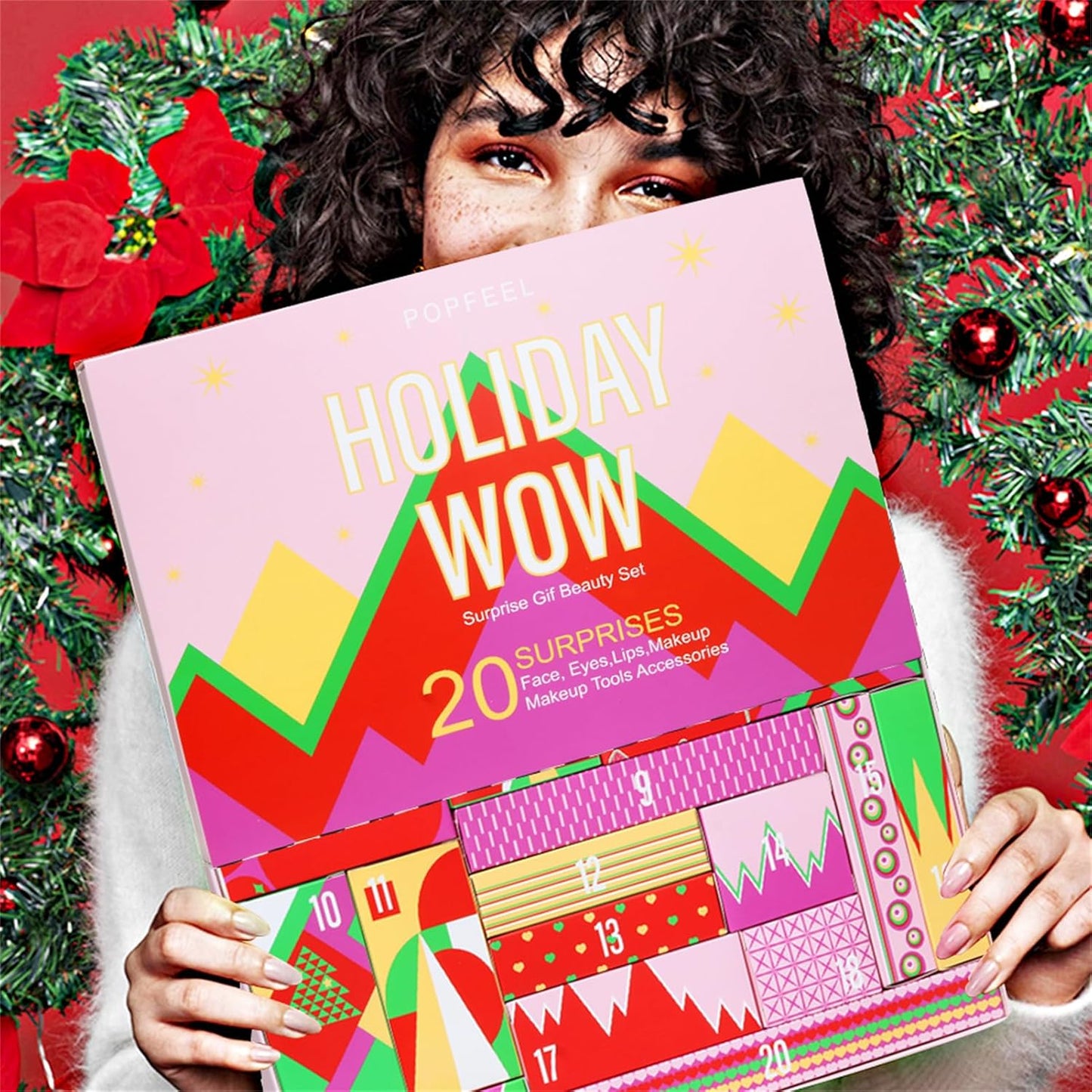 Skiennix Makeup Advent Calendar 2026 - All-In-One Kit with Eyeshadow Palette, Lipstick & Foundation | Perfect New Year Gift for Teens & Women