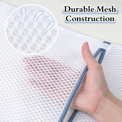 Durable Mesh Laundry Bags - 5-Pack Delicates Protector for Lingerie & Baby Clothes | 12x16 Inch
