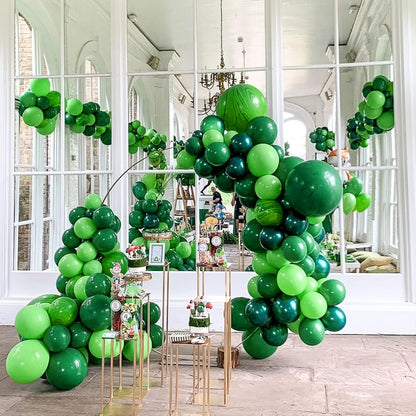 Awenztech Green Balloons - 12-Inch Latex Party Balloons | 50-Pack for Birthday & Baby Shower Decor