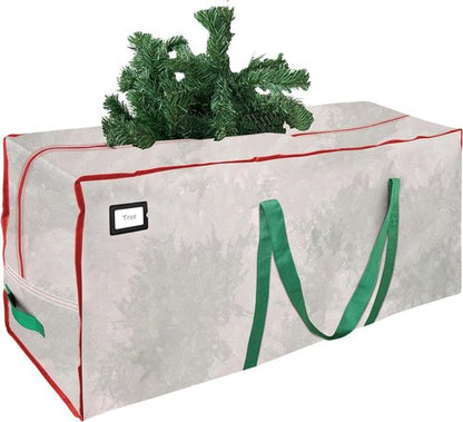 Cosy Family Christmas Tree Storage Bag - Durable Extra Large 7.5 ft Heavy Duty Xmas Bag with Reinforced Handles & Dual Zippers