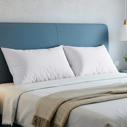 Set of 4 Pillow Protectors with Zipper Toddler Size, Bed Bug and Dust Mite Proof Pillow Covers, Ultra Soft Pillow Encasements, Moisture Wicking and Waterproof Pillow Cases by Utopia Bedding (White)