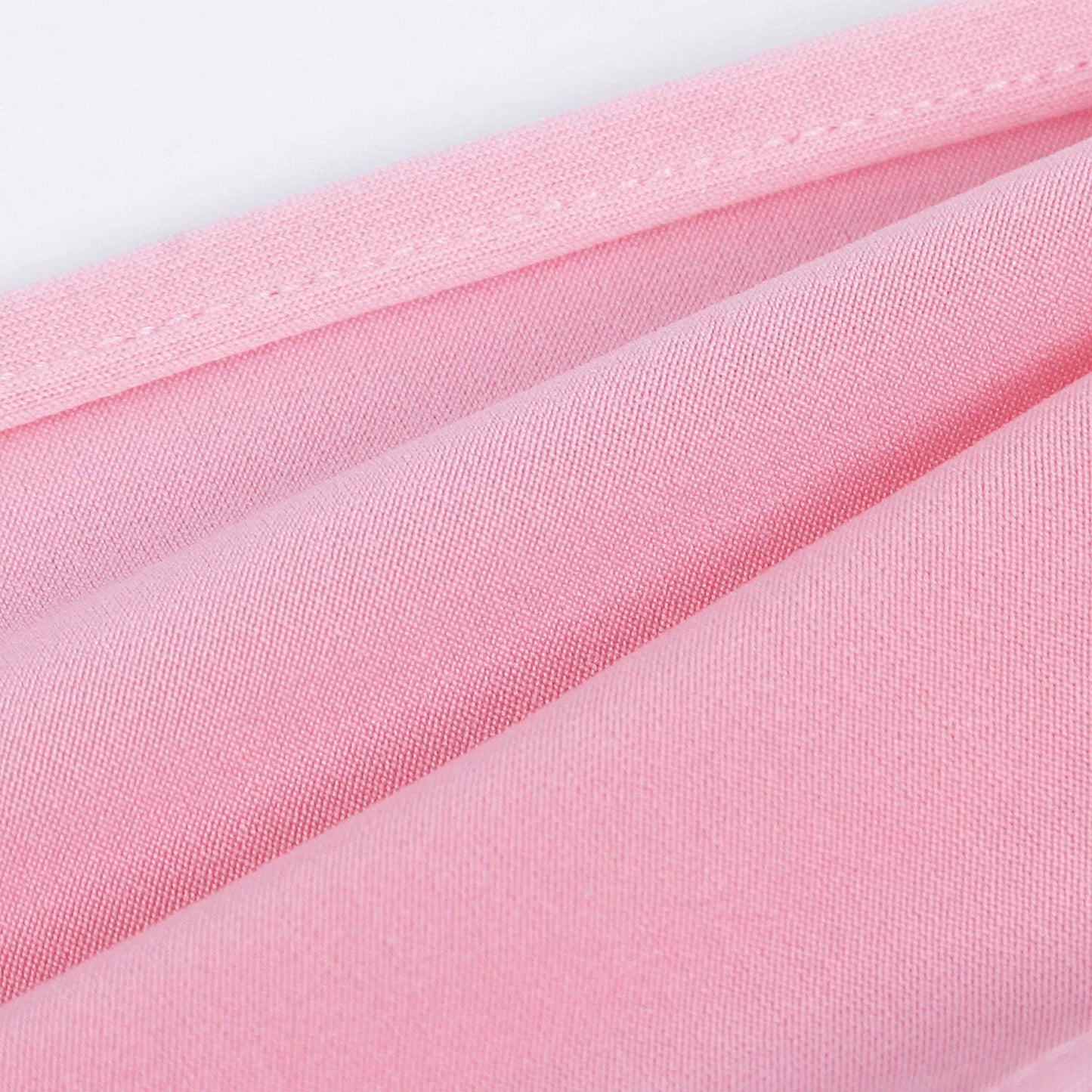 Peomeise Pink Spandex Chair Sashes - 25pcs with Buckle Slider for Elegant Wedding & Party Decor